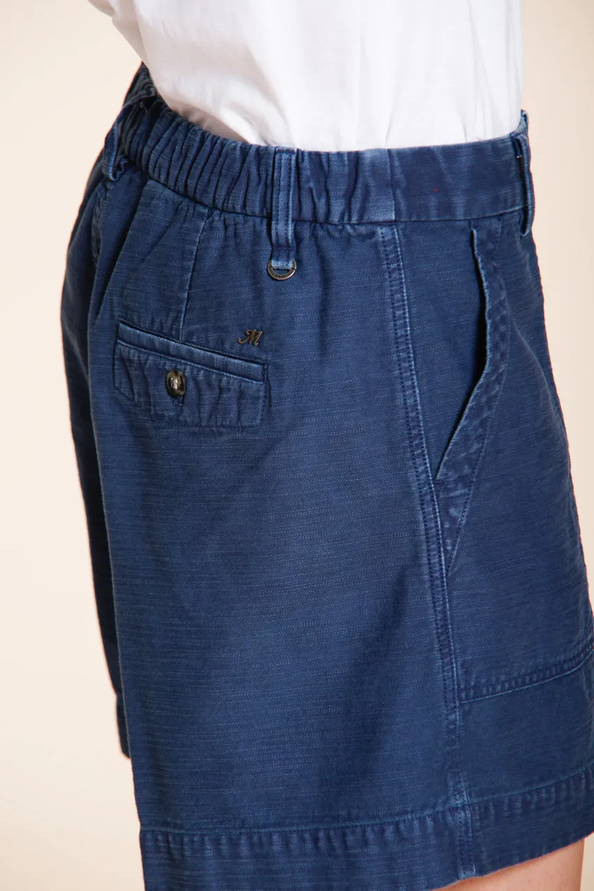 Mason's Dallas cargo shorts royalblå bomuld
