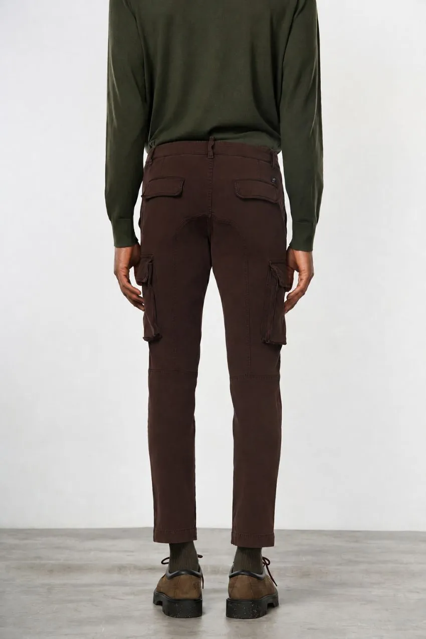Mason's Chile cargobukser vinrød extra slim