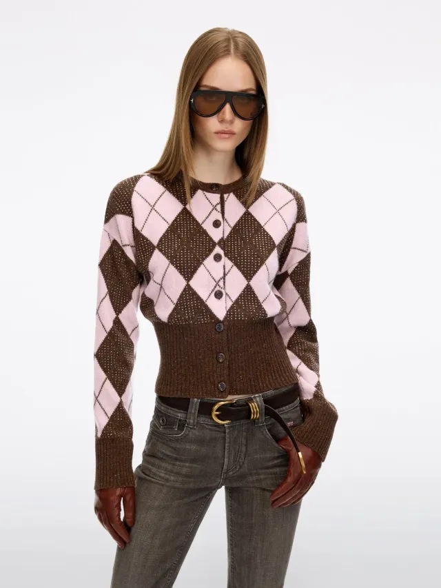 Miss Sixty 6M4RJ04400H44 cardigan brun merinould