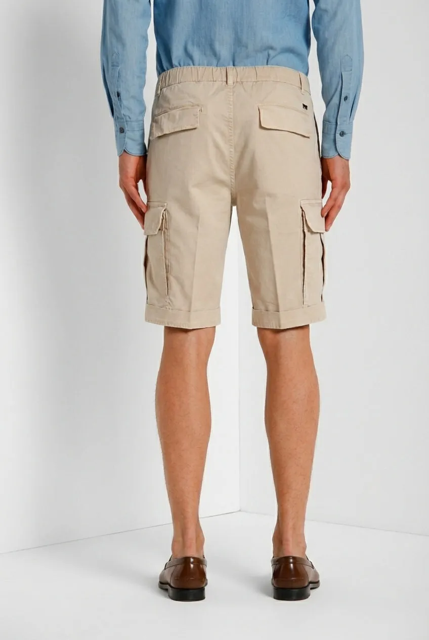 Mason's Cargo M74 bermuda relaxed lys beige
