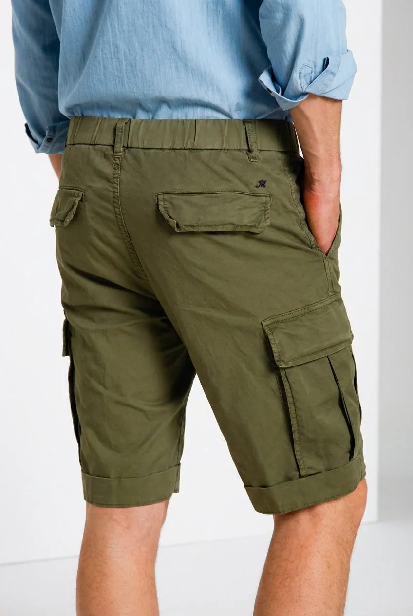 Mason's Cargo M74 cargoshorts skovgrøn relaxed fit