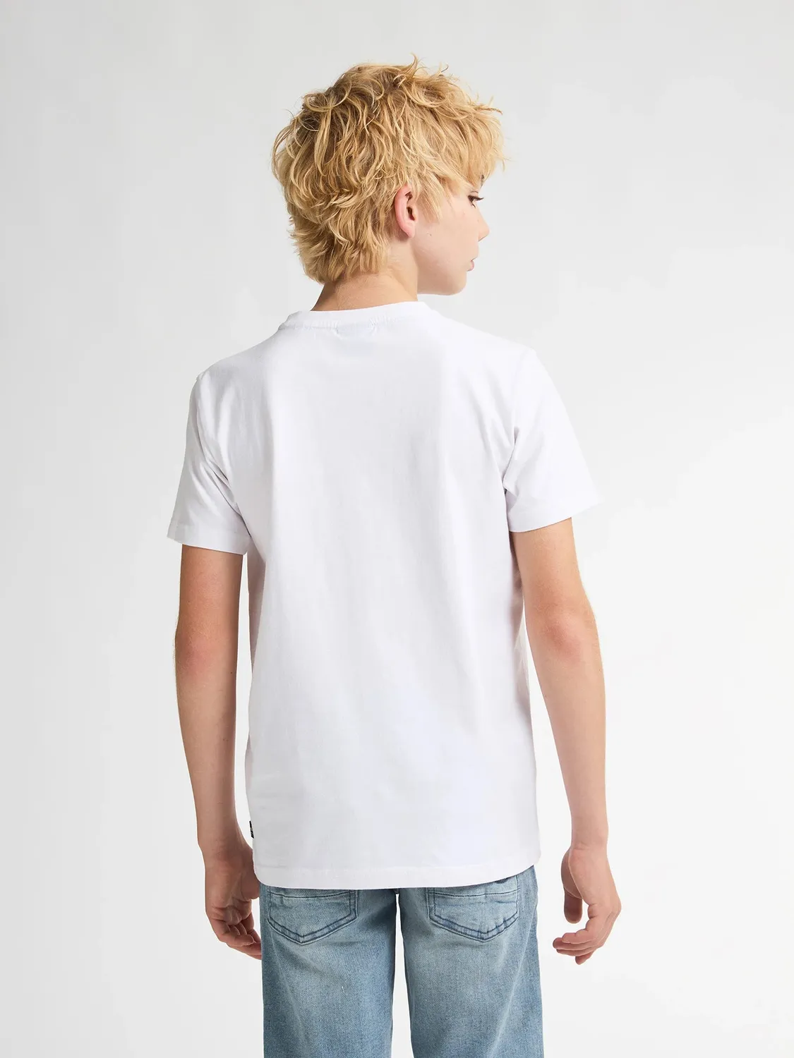Petrol Industries Logo Sandspur t-shirt bright white bomuld
