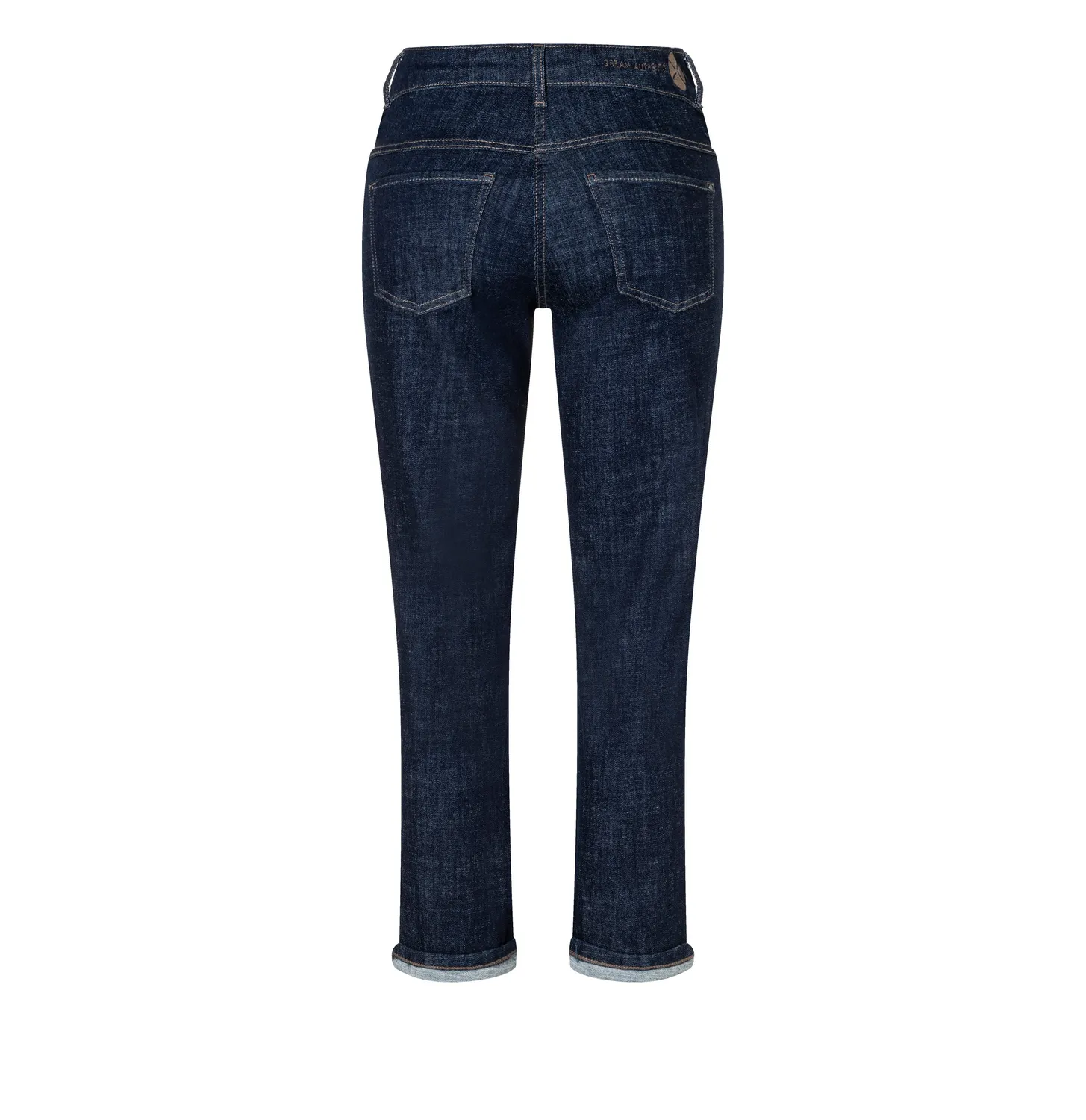MAC Dream Cropped Authentic jeans mørkeblå straight fit