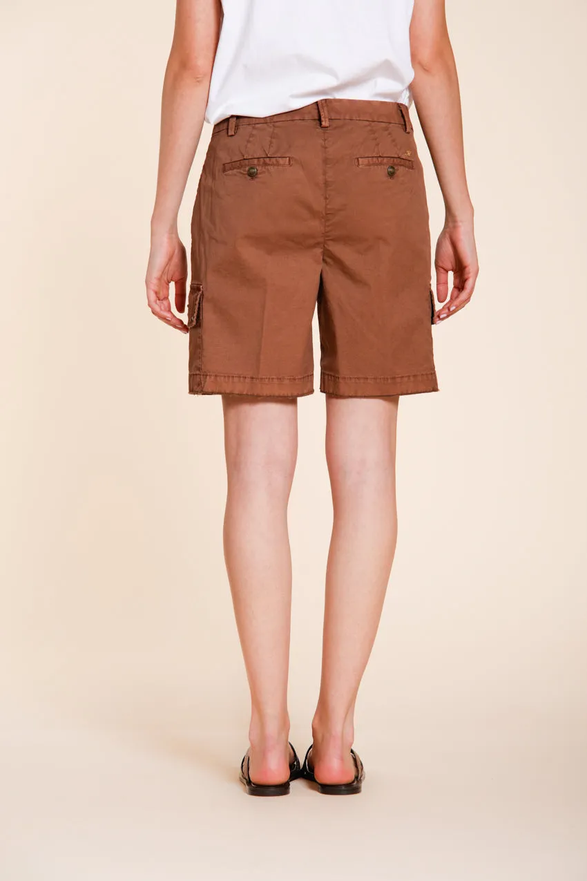 Mason's Chile cargo bermuda shorts lysebrun slim