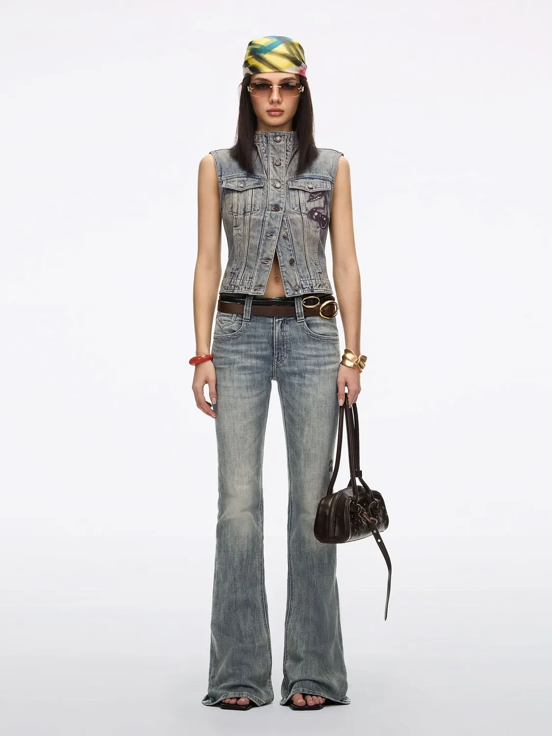 Miss Sixty 6M2WJ45700F89 denimvest blå kirsebær