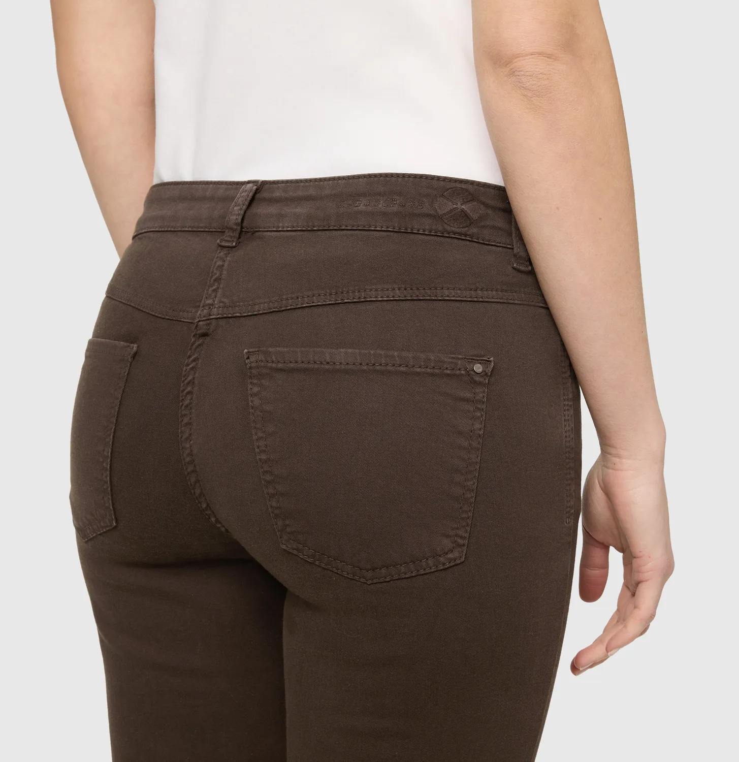 MAC Dream 5403 cropped jeans brun hyperstretch