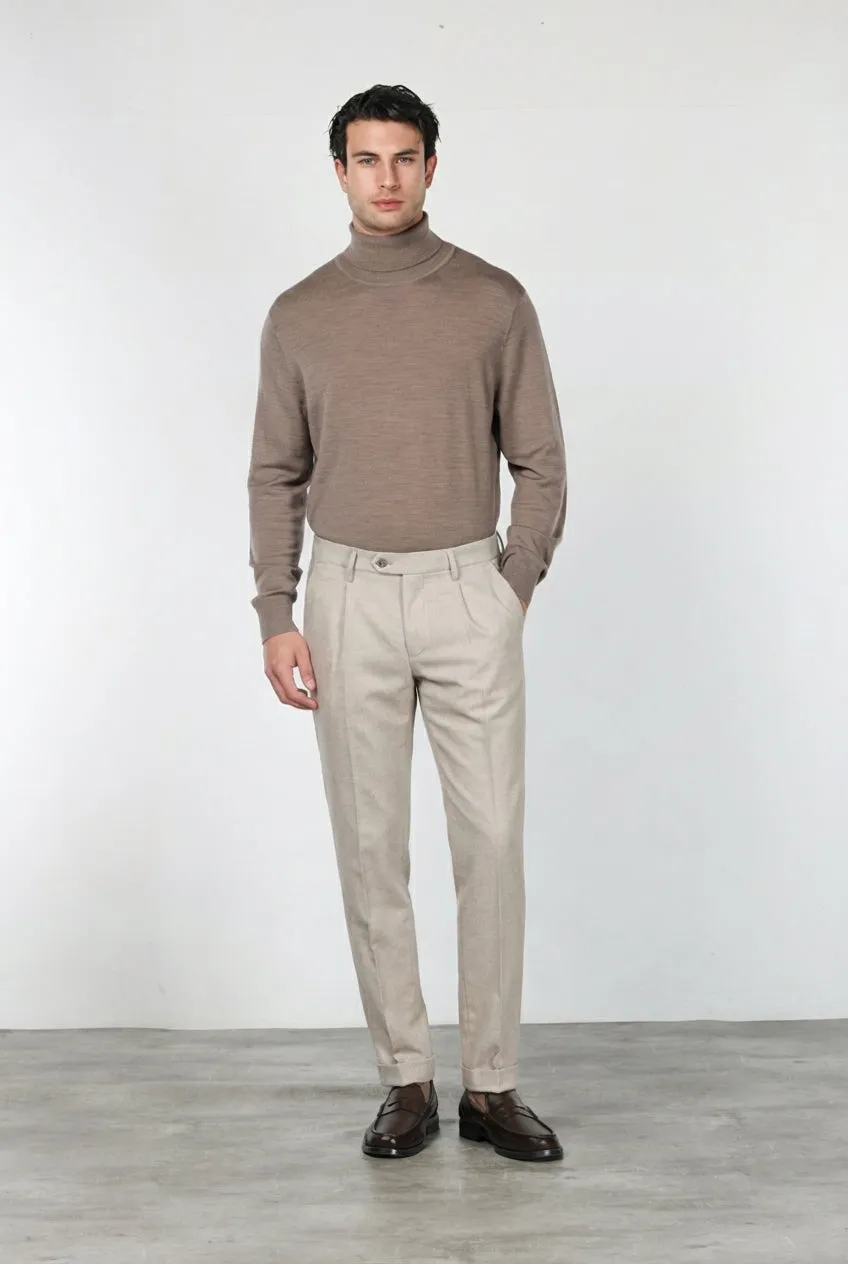 Mason's Torino City chinobukser beige diagonal slim
