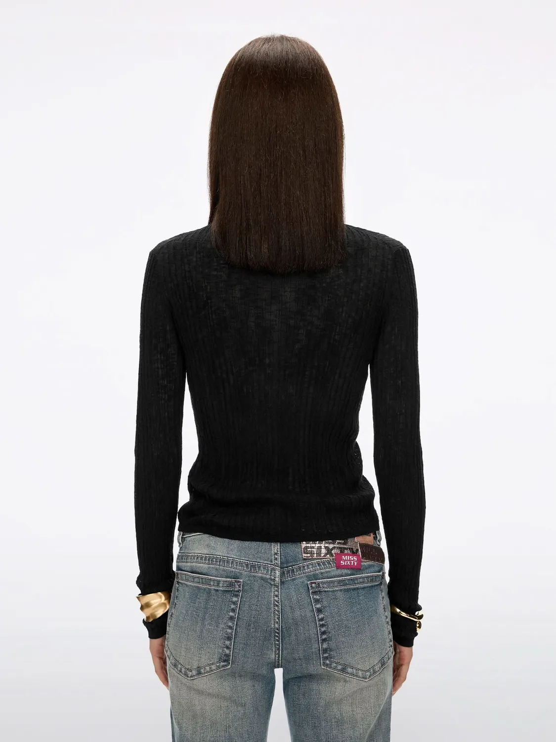 Miss Sixty Embroidered Knit Cardigan sort