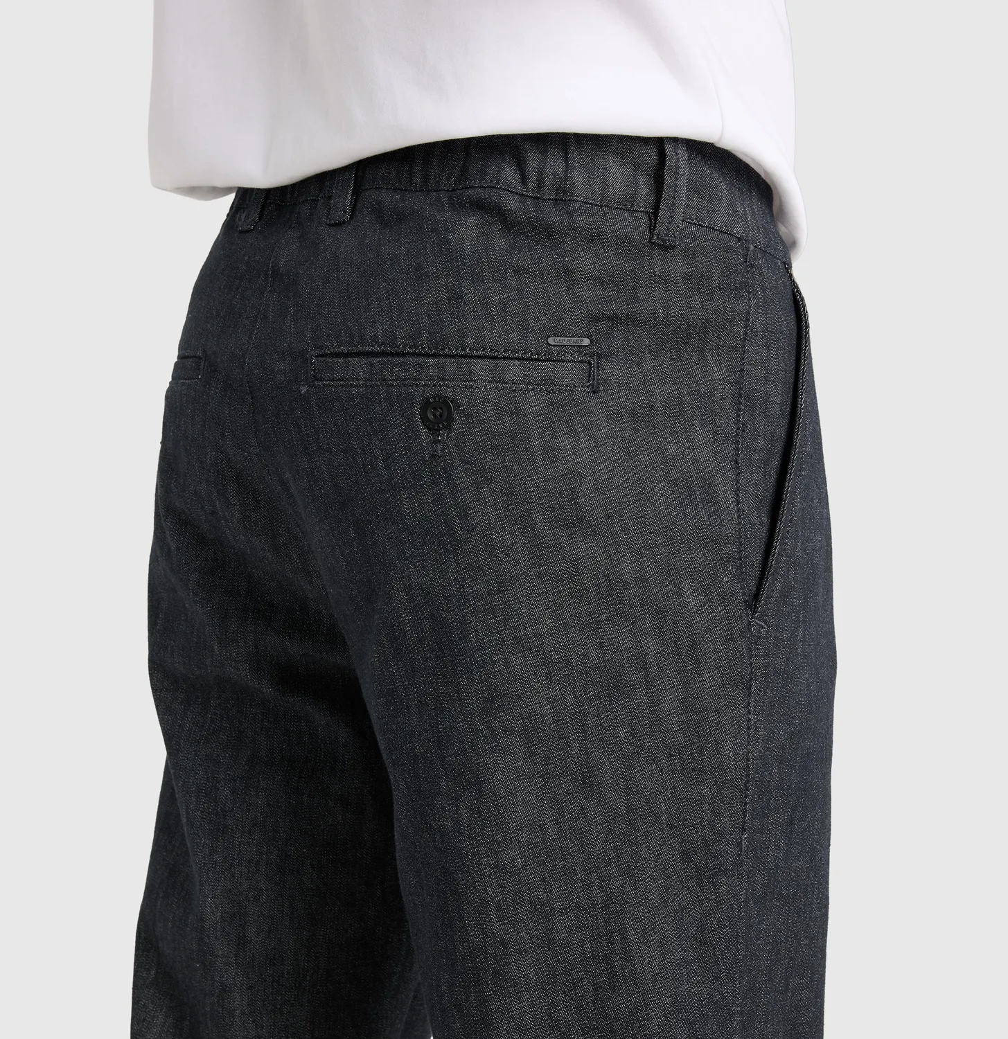 MAC Dean Pleat jeans mørkeblå tapered fit