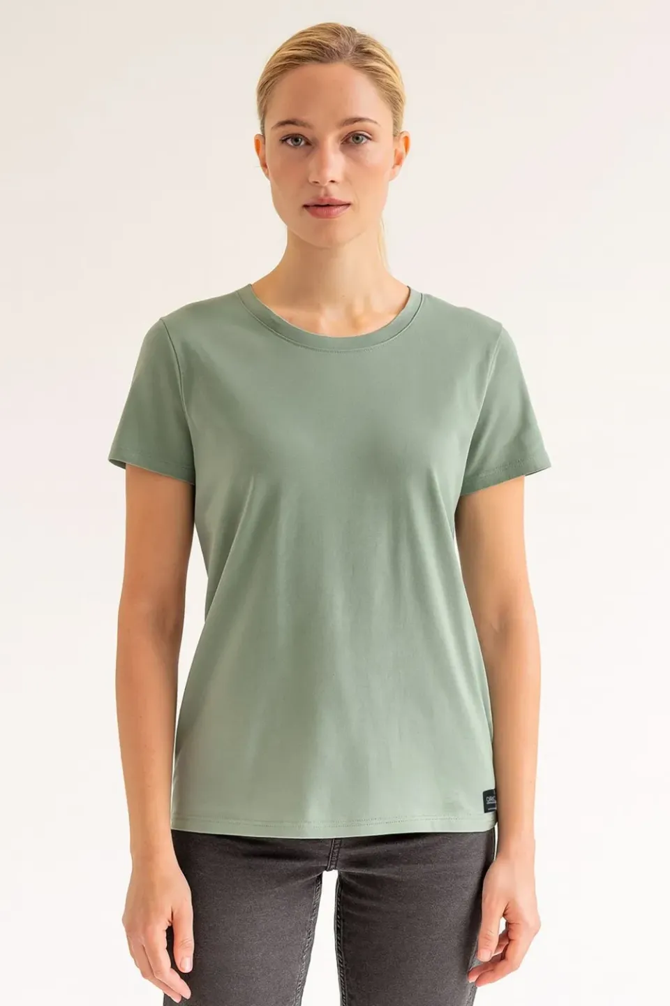 Organsk Classic T-shirt grøn økologisk kortærmet