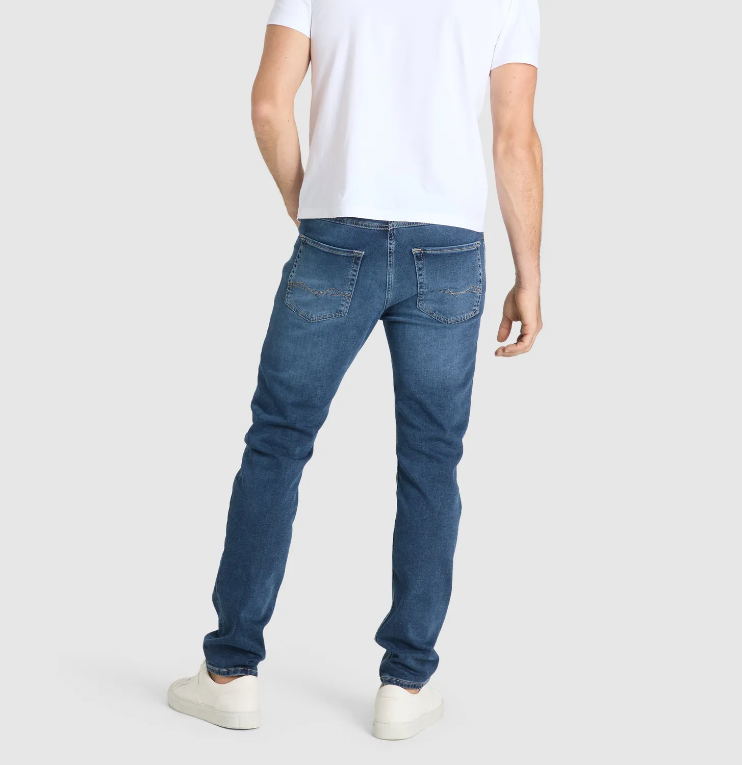 MAC Jog'n Jeans modern fit joggingjeans mørkeblå