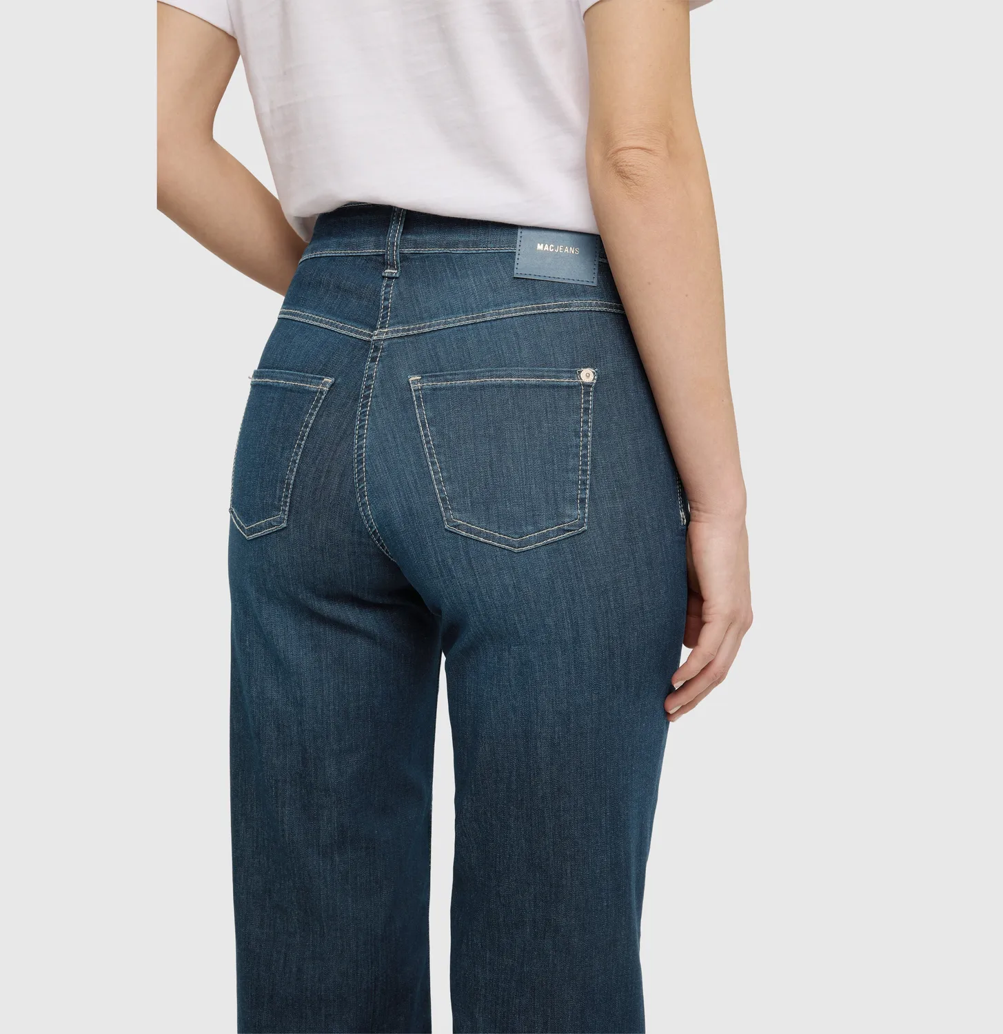 MAC Dream Wide 5441-90-0351L jeans mørkeblå wide