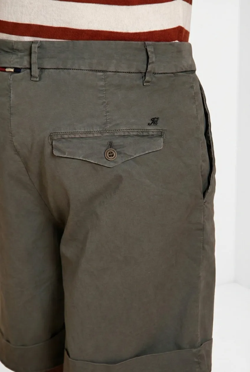 Mason's Boston bermudashorts herre militærgrøn relaxed