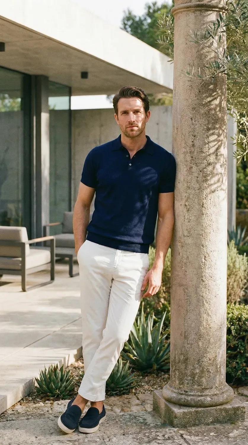 Mason's Milano chino bukser hvid extra slim stretch