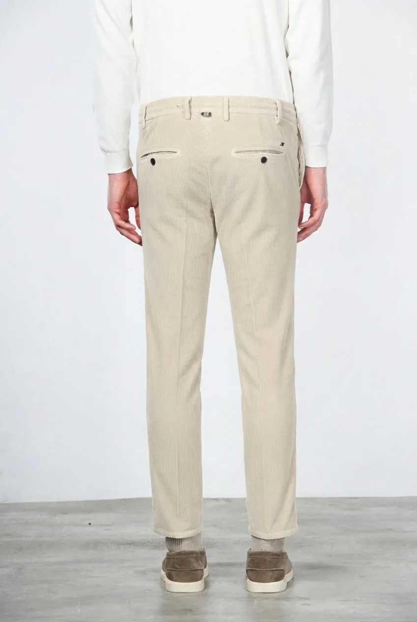 Mason's Milano Jogger chinobukser latte fløjl