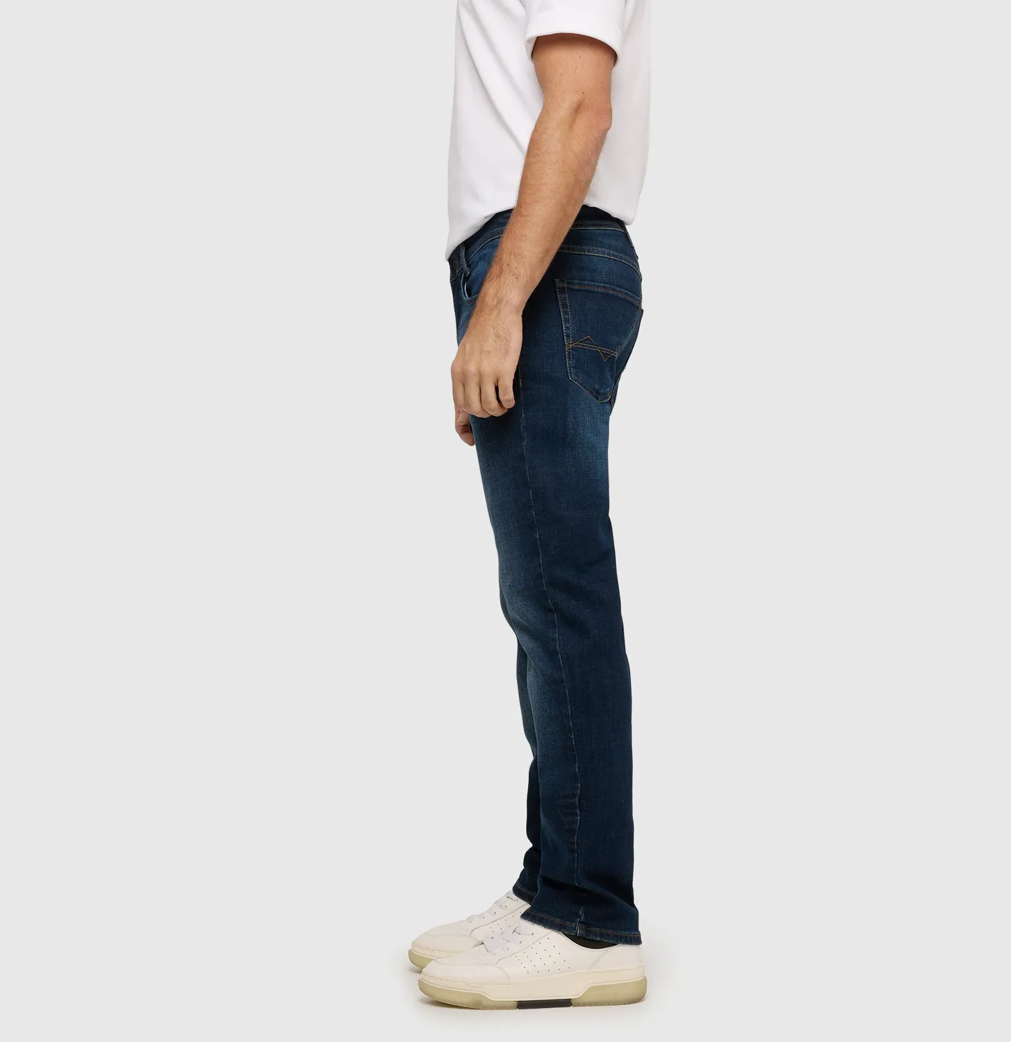 MAC Jeans Arne slim jeans mørkeblå stretch