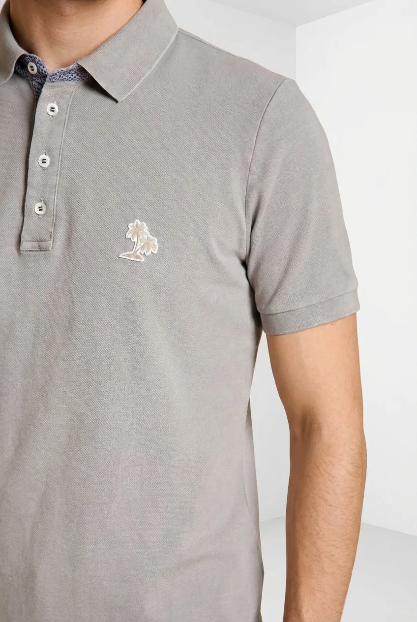 Mason's Leopardi poloskjorte basalto bomuld piqué
