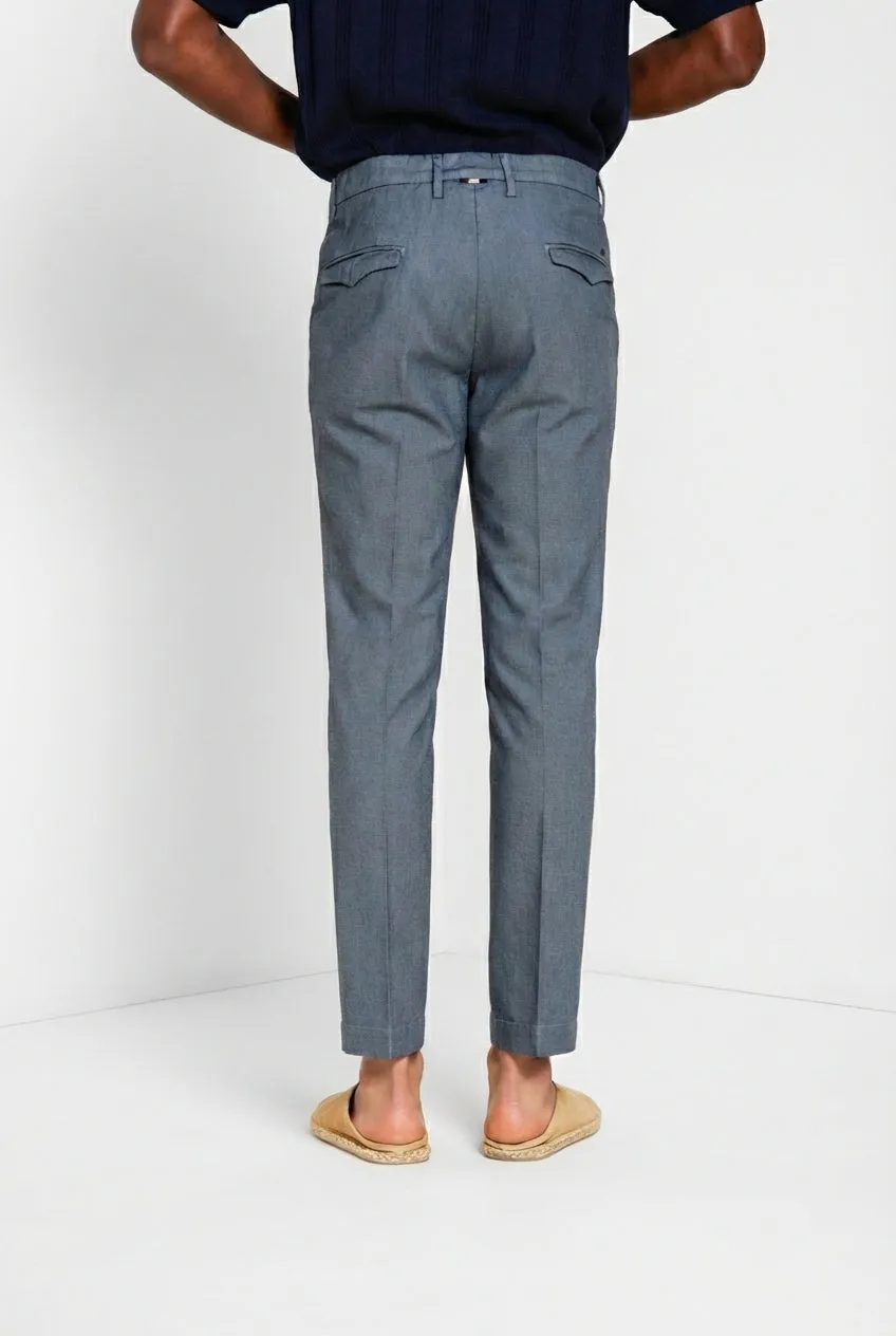 Mason's Torino 1 Pinces Flex chinos lyseblå slim
