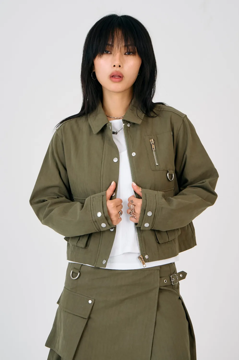 The Ragged Priest Corps jakke khaki utility