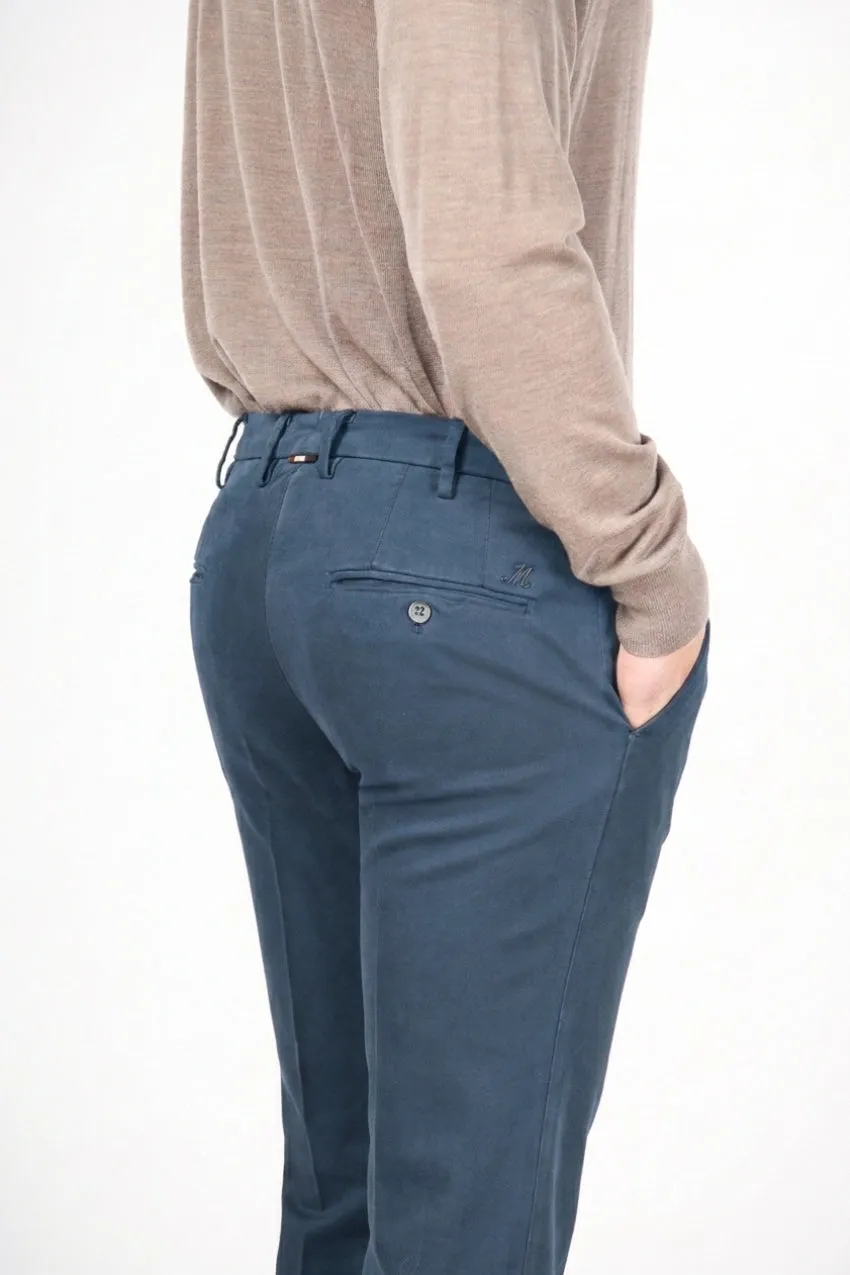Mason's New York chino bukser royal blå stretch regular