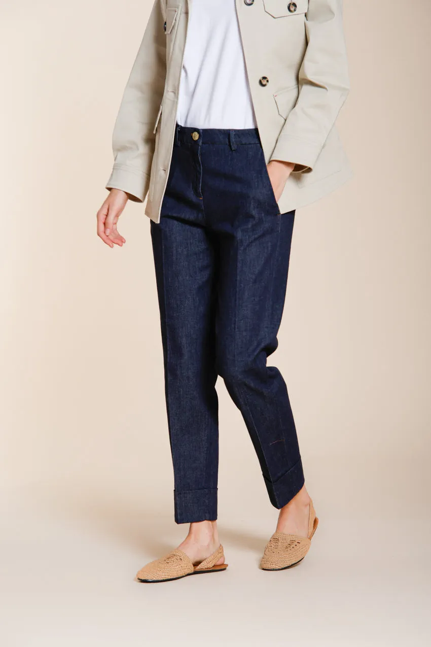 Mason's New York Carrot denimbukser navyblå stretch