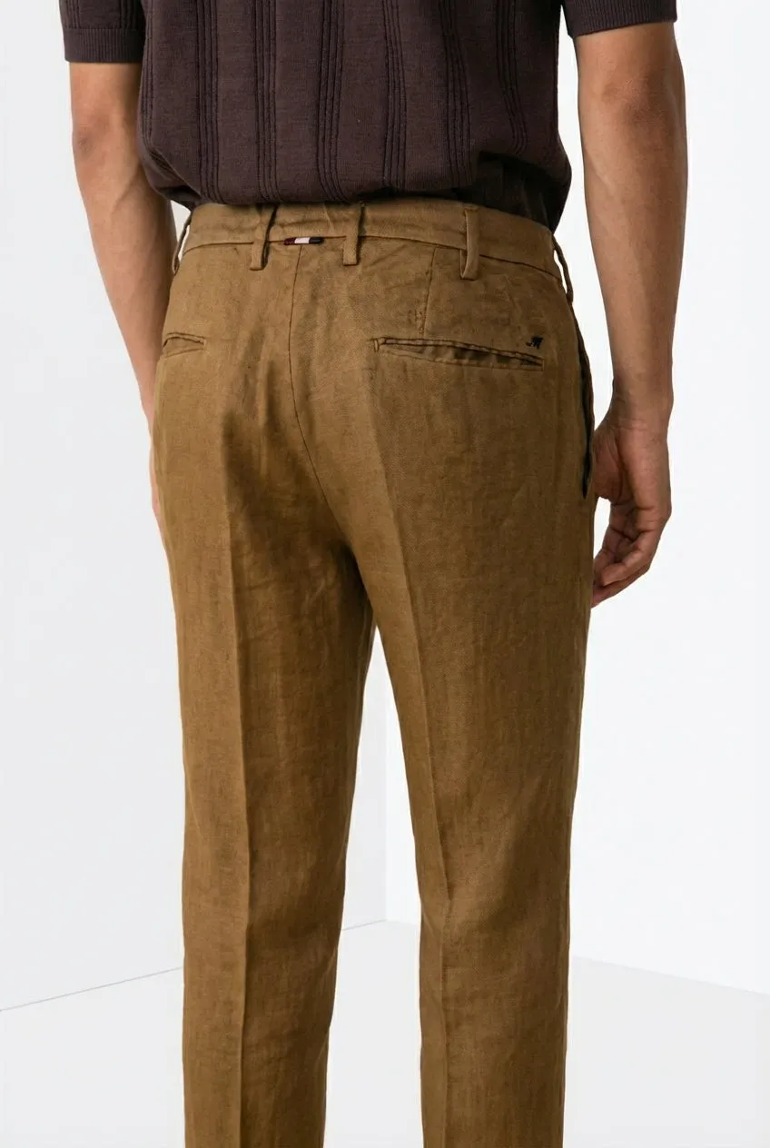Mason's New York Icon Flex chinos regular træbrun