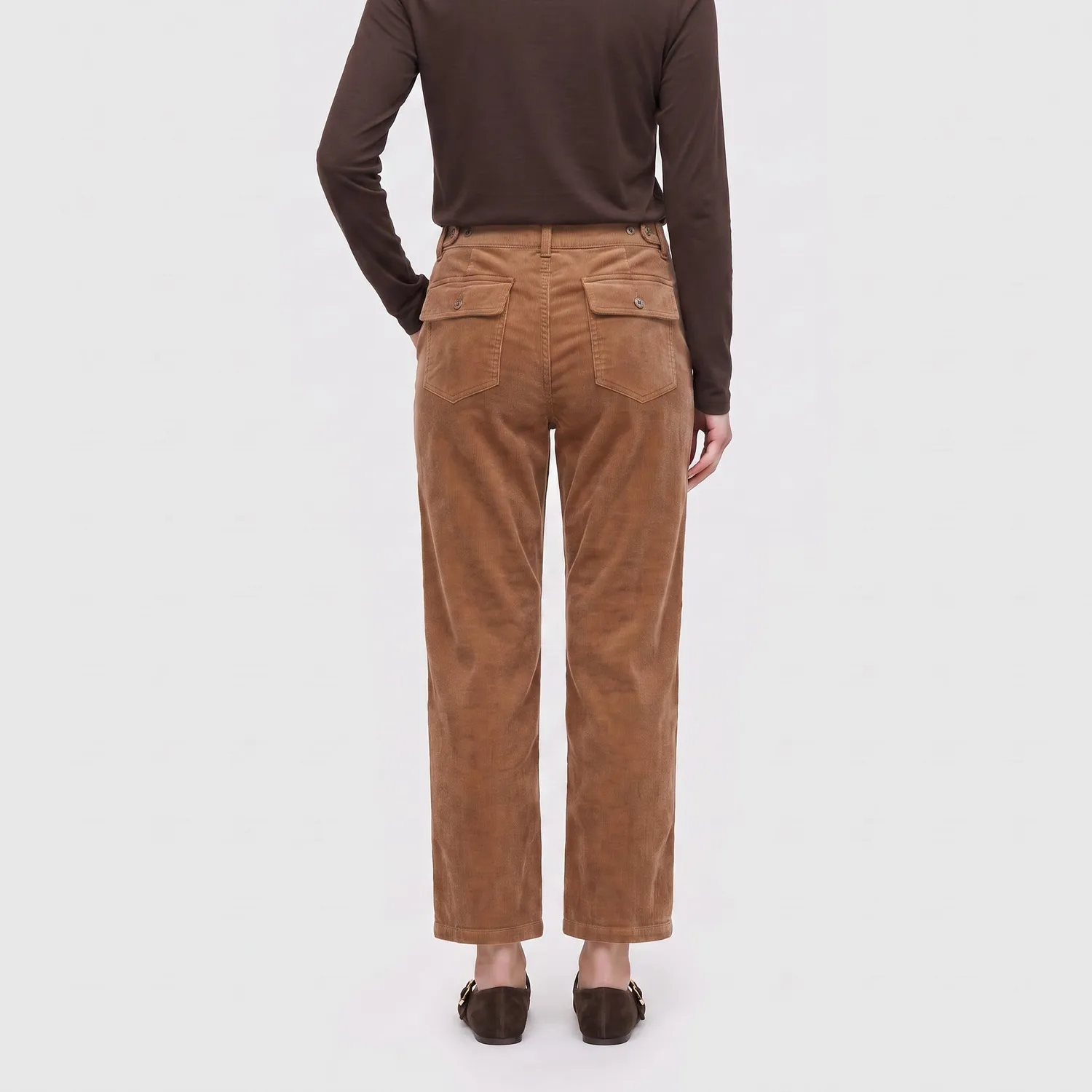 MAC Chino 3481 fløjlsbukser brun relaxed