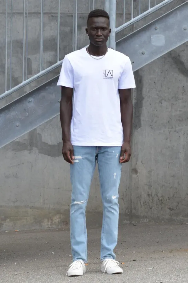Organsk O2 Rousing Rebellion jeans lys vask tapered