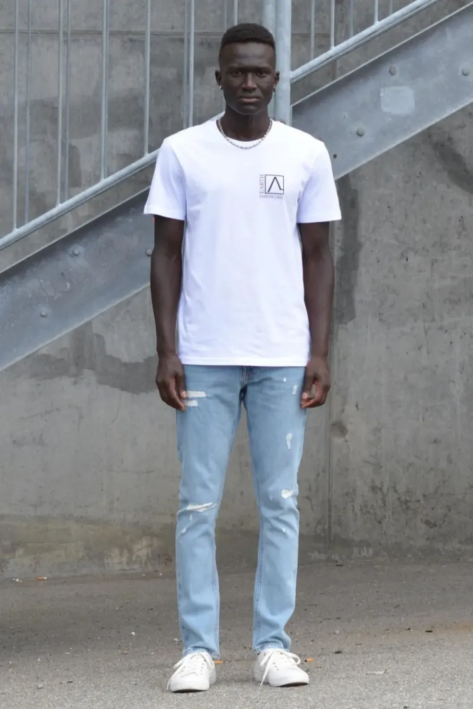 Organsk O2 Rousing Rebellion jeans lys vask tapered
