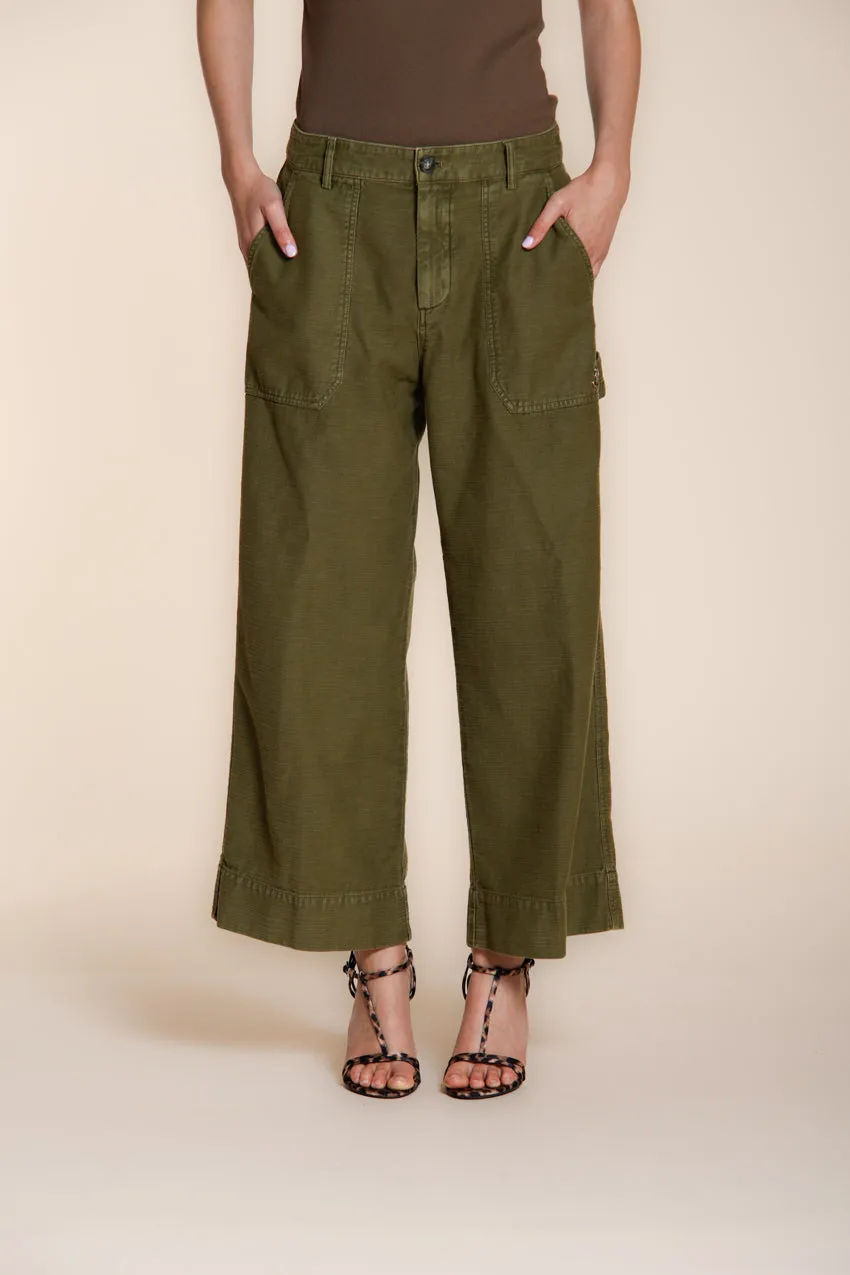 Mason's Dallas Wide cargobukser dame salvie straight