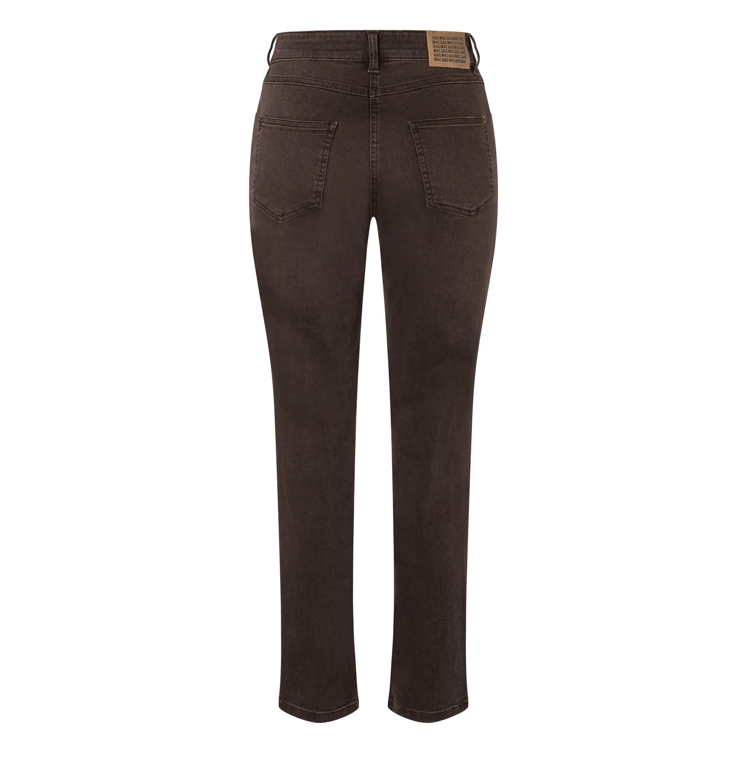 MAC Melanie 5040-90-0387L straight jeans brun stretch