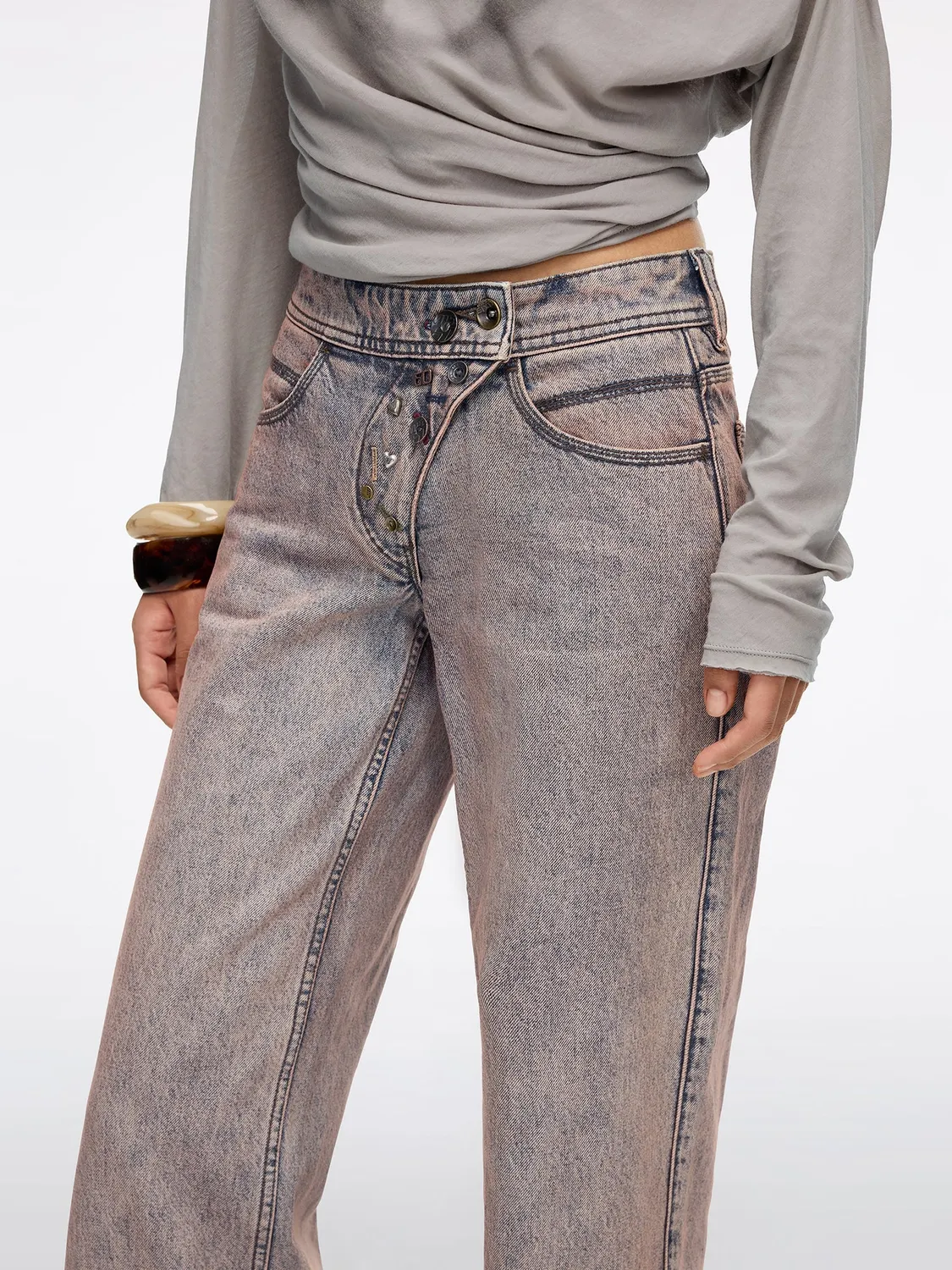 Miss Sixty 6M1JJ4400CC10 Straight Jeans Rustrød Bomuld