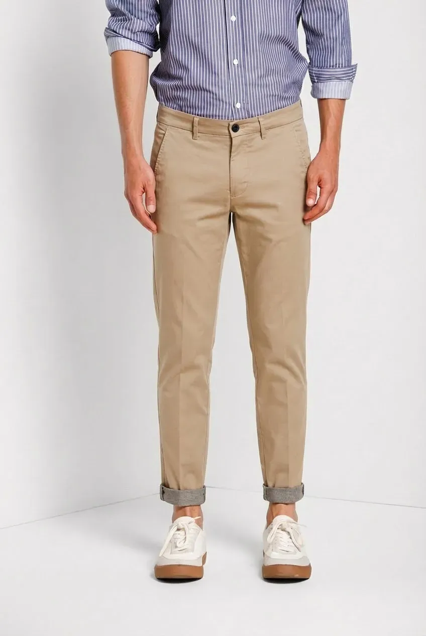 Mason's Torino Travel chinobukser kaki slim fit stretch