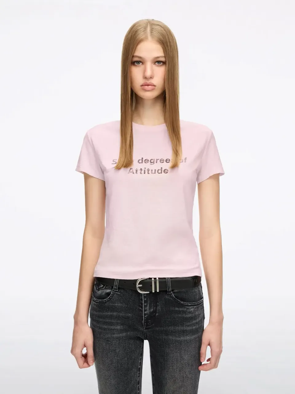 Miss Sixty printed t-shirt light pink