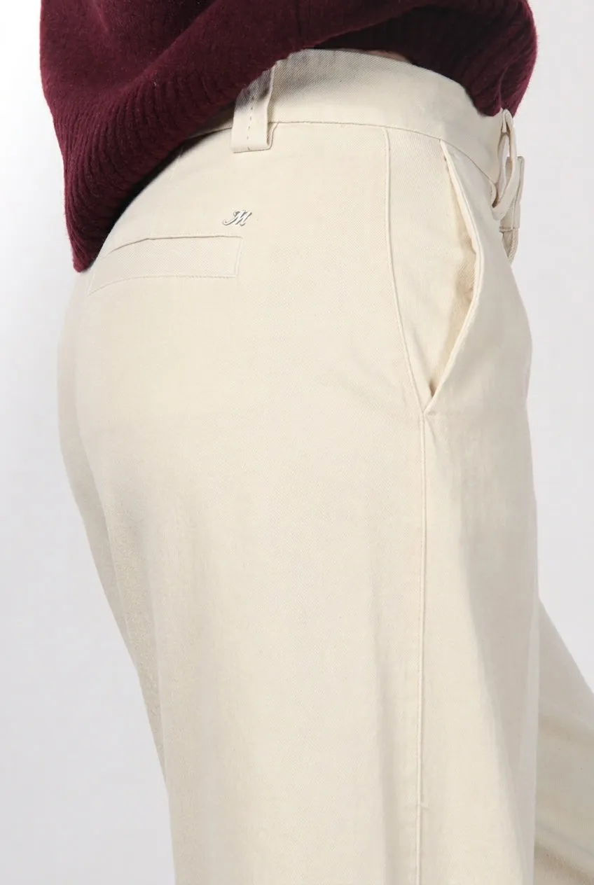 Mason's New York Palazzo chinos creme uld wide leg