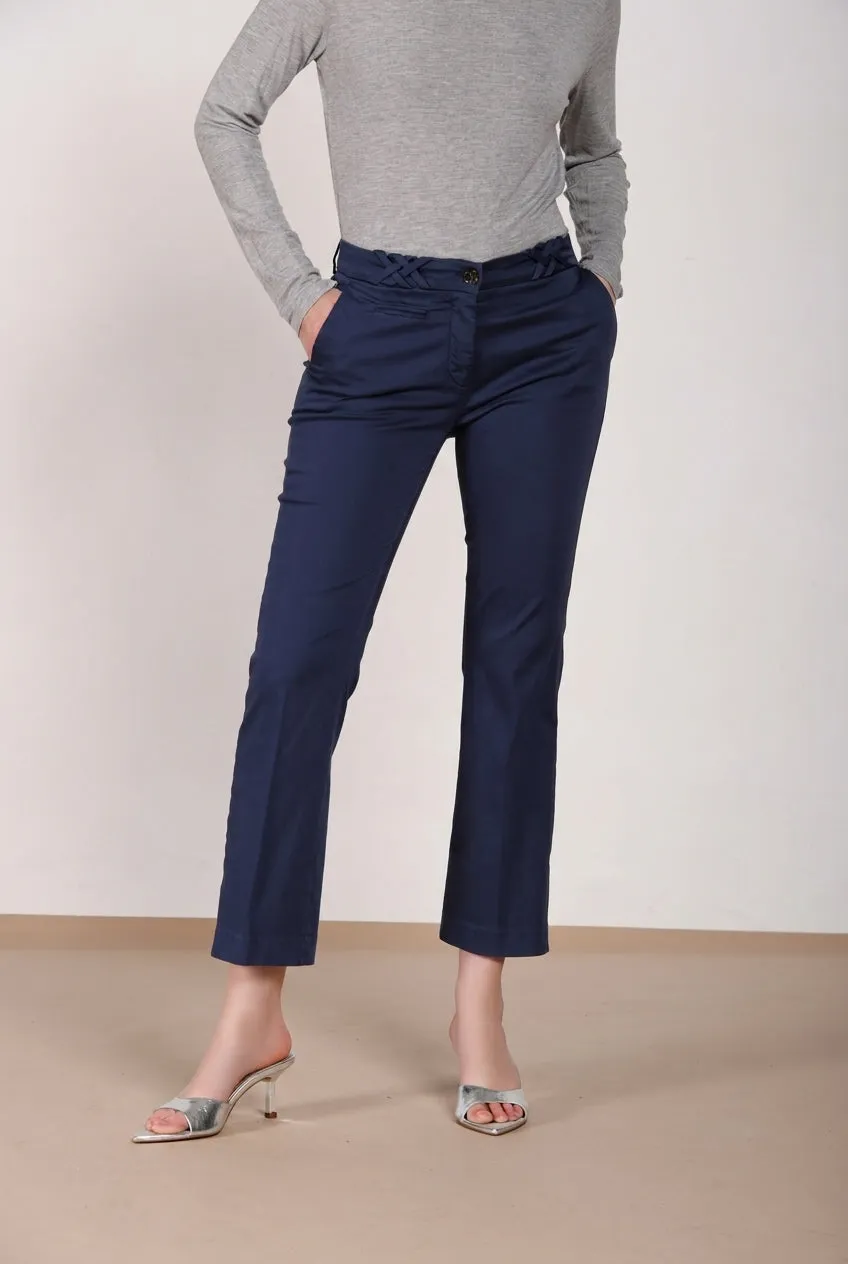Mason's New York Trumpet dame chinos blå slim fit
