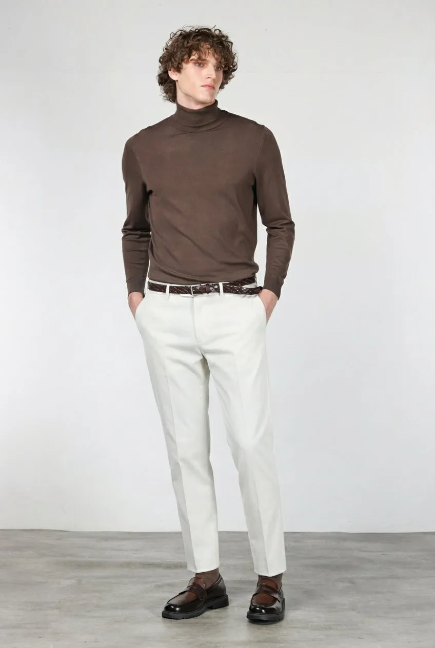 Mason's Paris chinos hvide carrot fløjl