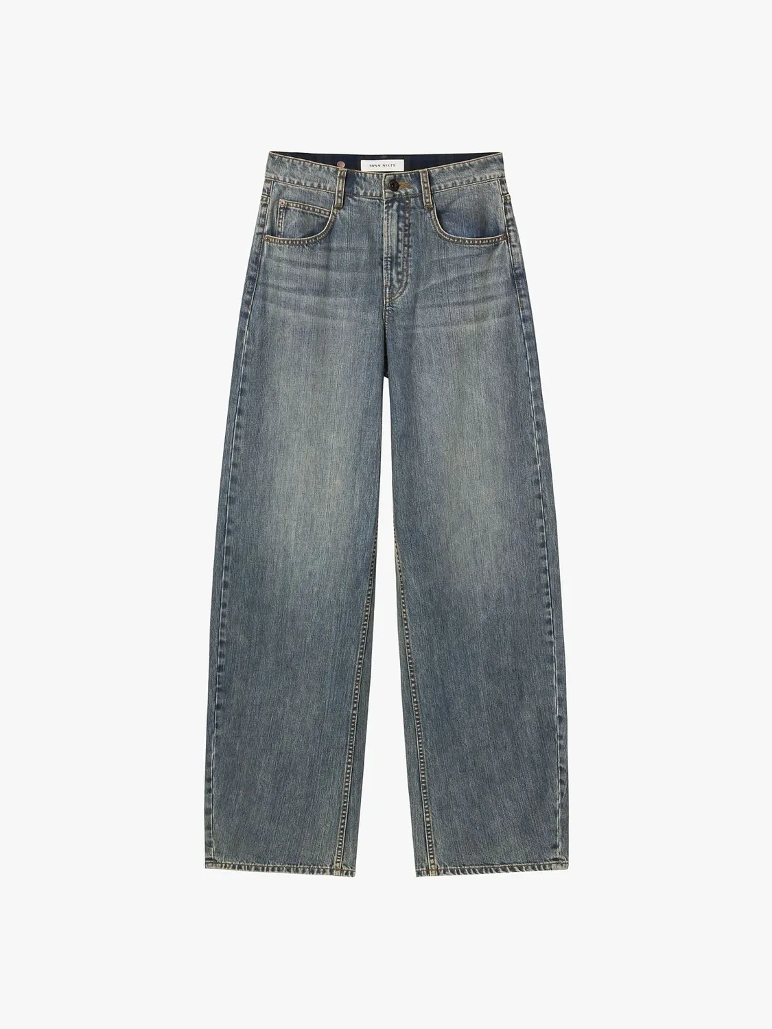 Miss Sixty barrel jeans blå 100% bomuld vedhæng