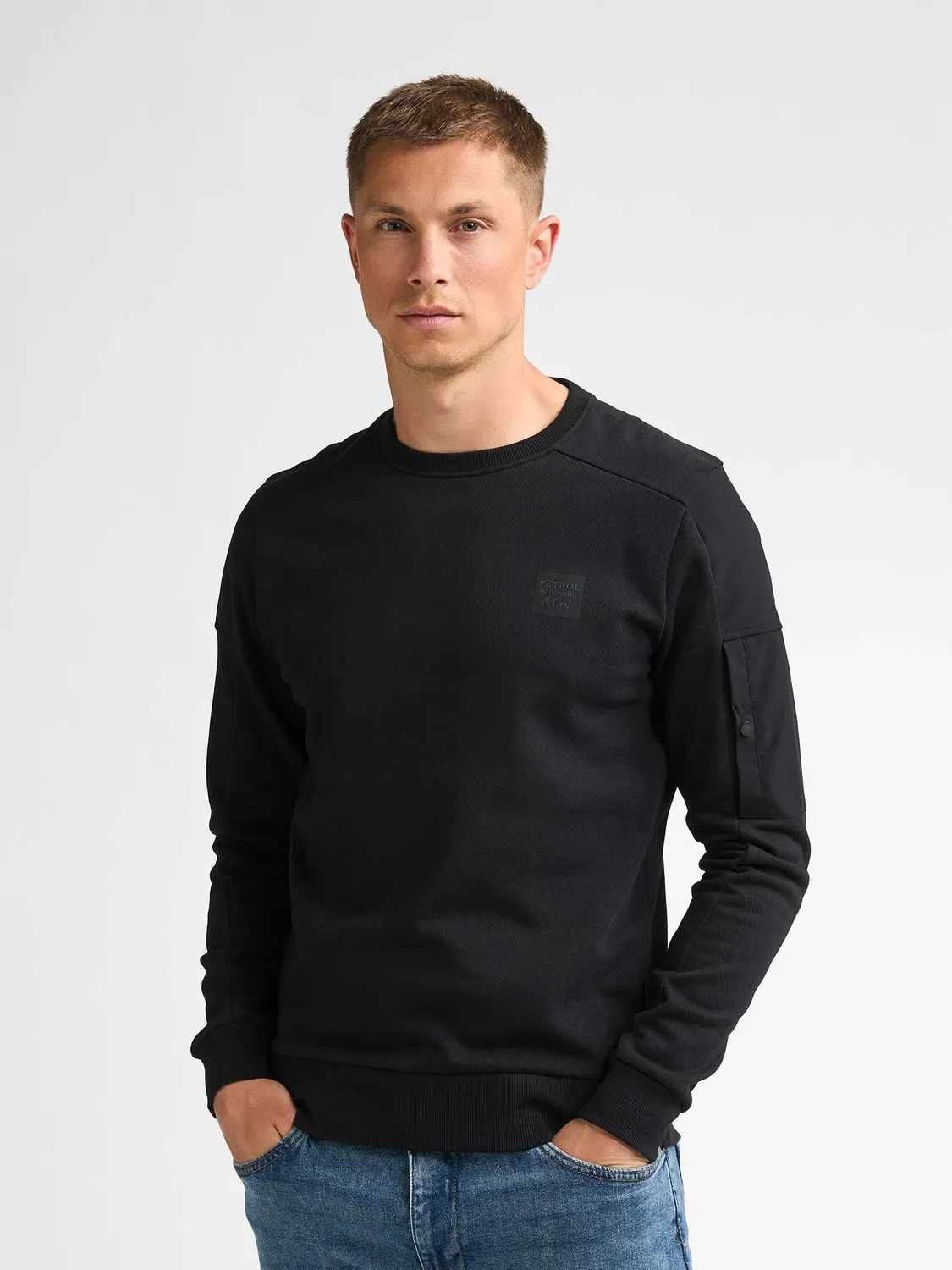 Petrol Industries Fieldstone sweatshirt Steel Green