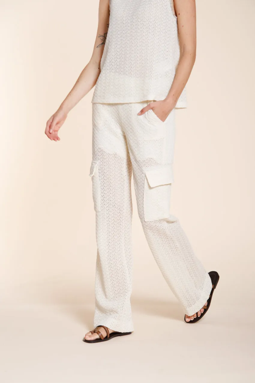 Mason's Easy Straight cargo jogger bukser creme straight