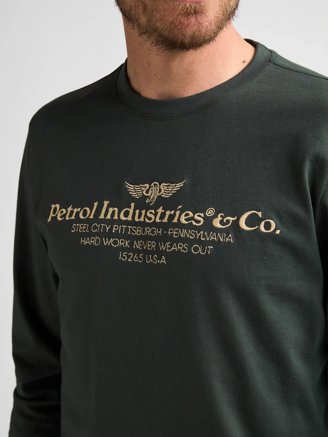 Petrol Industries Millwall longsleeve herre økologisk