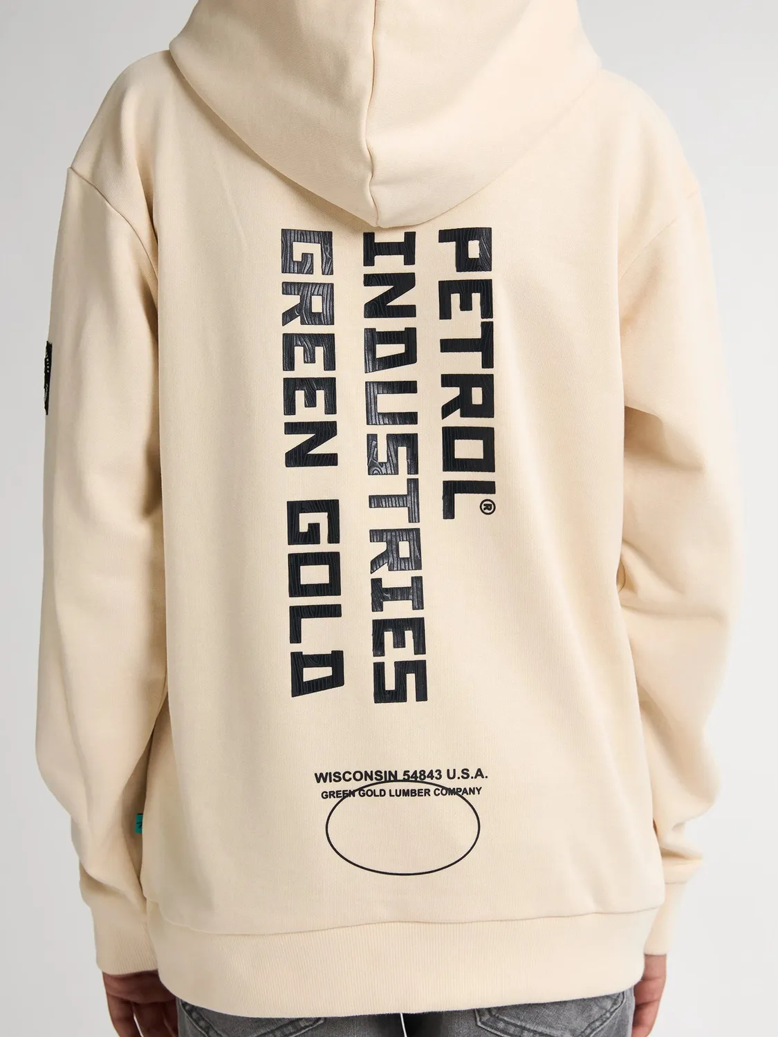 Petrol Industries Mendocino hoodie backprint bomuld