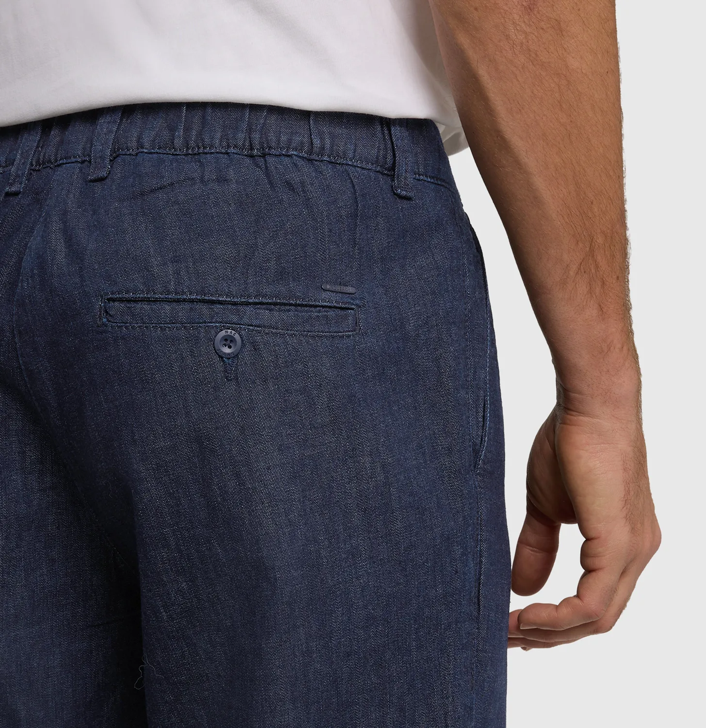 MAC Dean Pleat jeans mørkeblå tapered fit