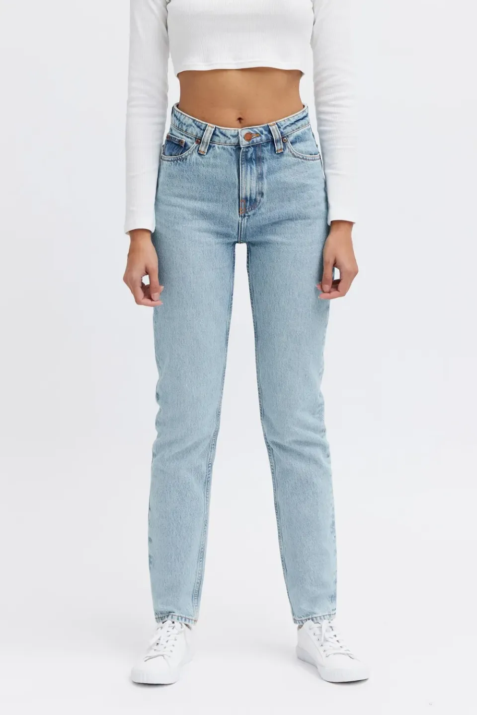 Organsk Oxygen Clean Revolution jeans stretch blå