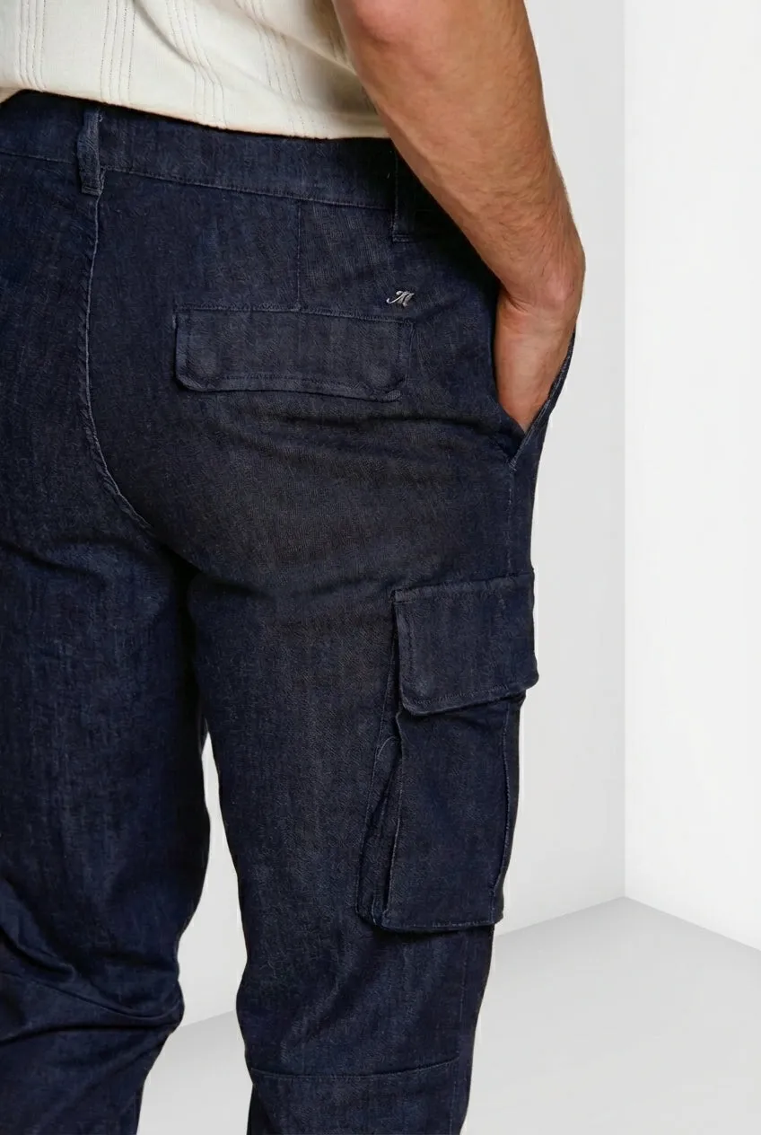 Mason's Chile cargobukser navy denim regular