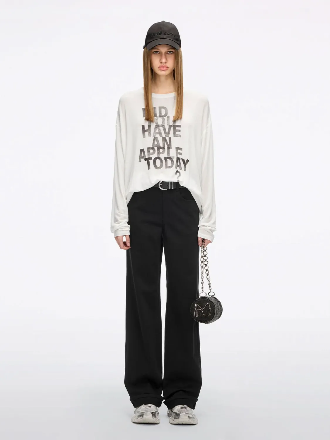 Miss Sixty Straight-Leg jeans sort straight