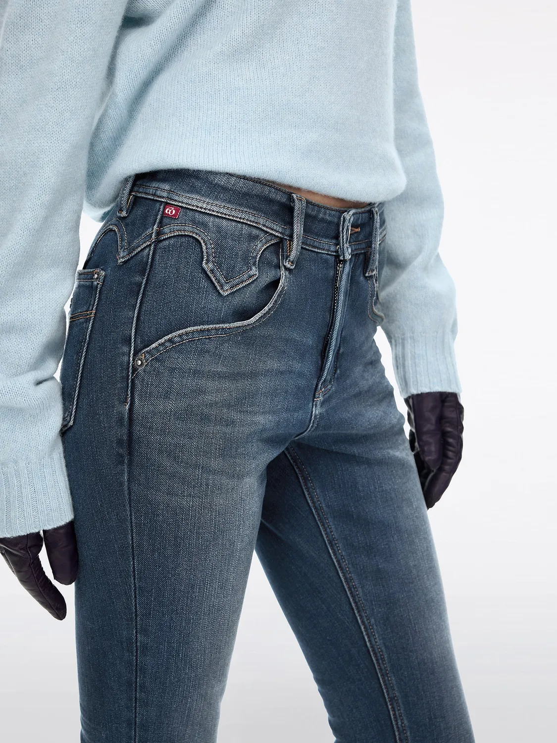 Miss Sixty Bella skinny jeans mellemblå stretch