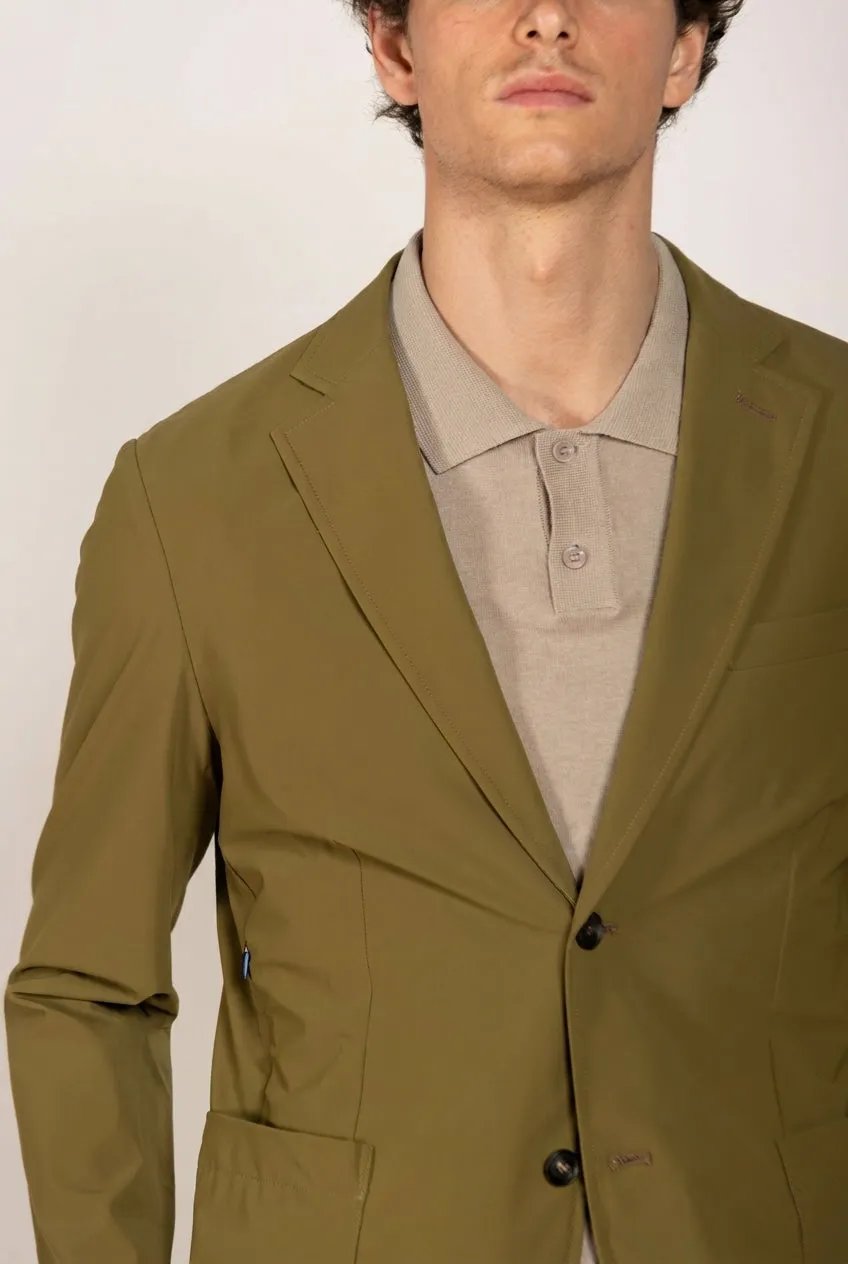 Mason's Da Vinci Tech Dynamic blazer grøn jersey