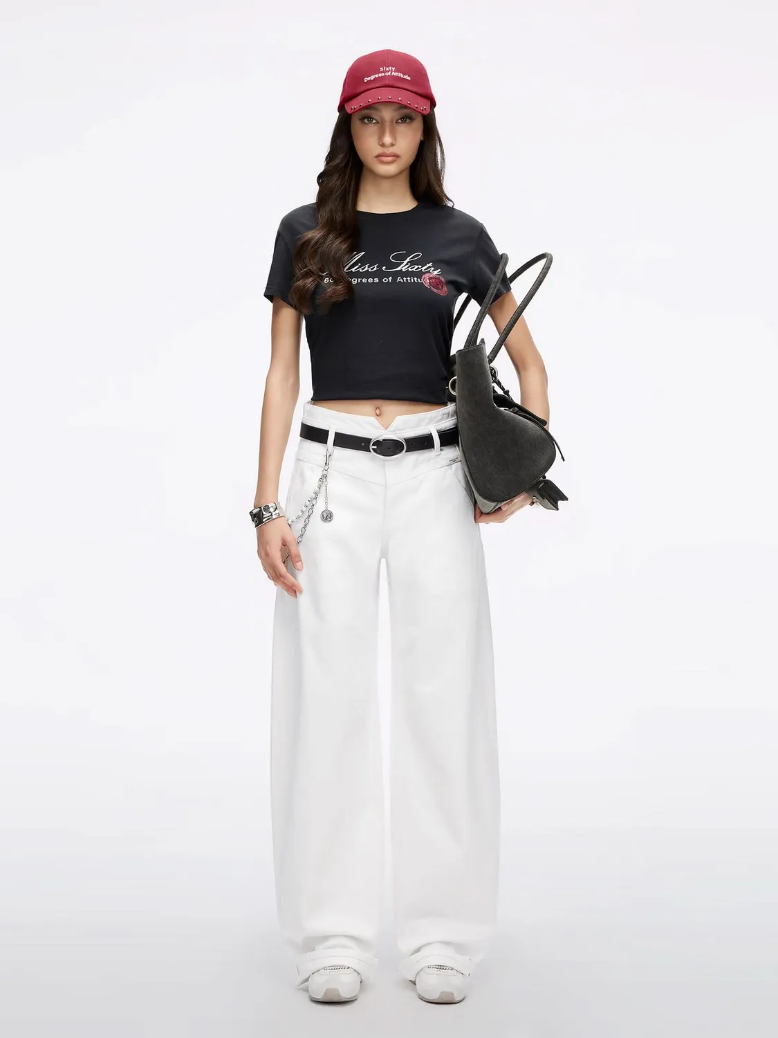 Miss Sixty Alice barrel jeans hvid løs hverdagsfacon