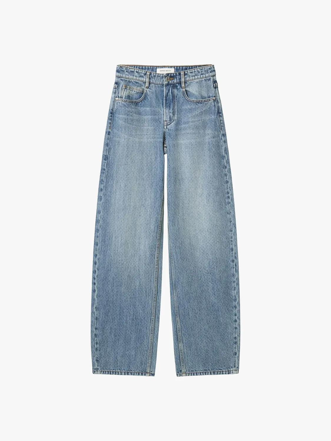Miss Sixty Barrel jeans middle blue rhinsten tapered
